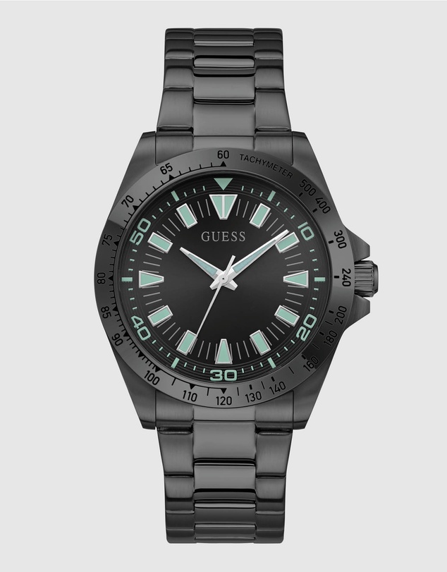 GUESS - GUESS Men's Black Analogue Watch
