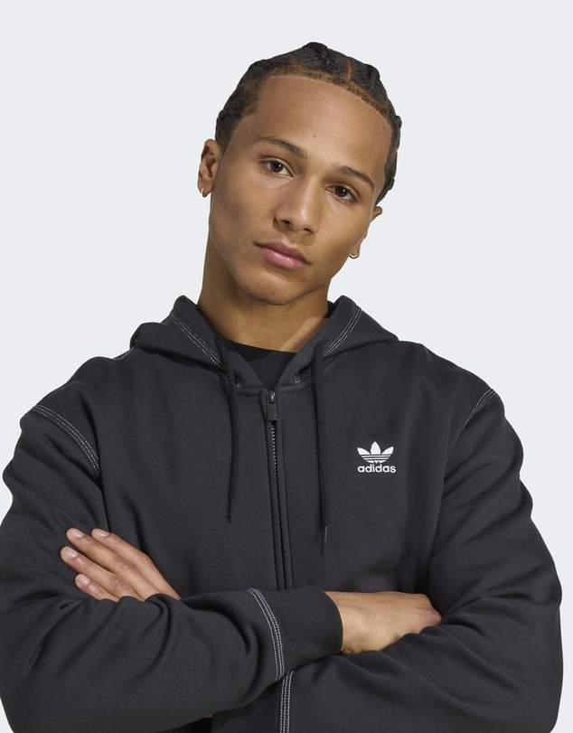 adidas Originals - Essentials Trefoil Full-Zip Hoodie Mens