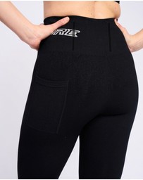 Supacore - POTS XTRA Black Compression Legging With Pocket AND Reinforced Waistband