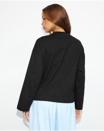 Dazie - Nostalgia Oversized Long Sleeve Tee