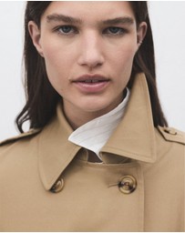 M.N.G - Classic Trench Coat With Belt