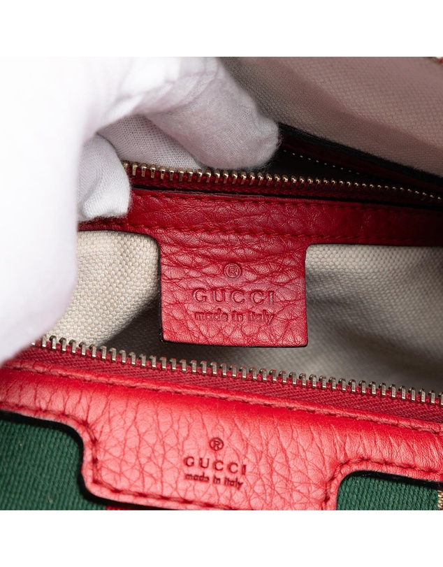 Pre-Loved by Azura Reborn - Pre-Loved Medium GG Canvas Web Joy Boston Bag