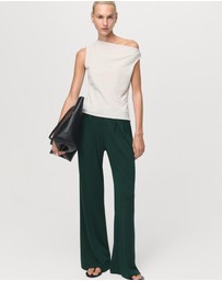 M.N.G - Pleated Wide Leg Trousers