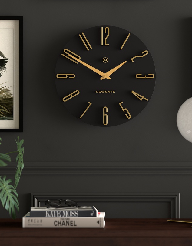 Newgate - Newgate Empire State Wall Clock-Black
