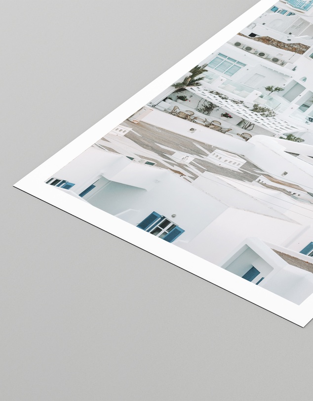 LEGGERA - Meandering Mykonos Streets Print