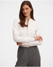 Forever New - Hanna Zip Knitted Jacket