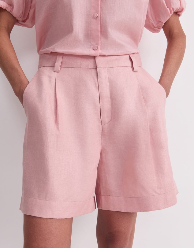 Sportscraft - Jamie Linen Pleat Short