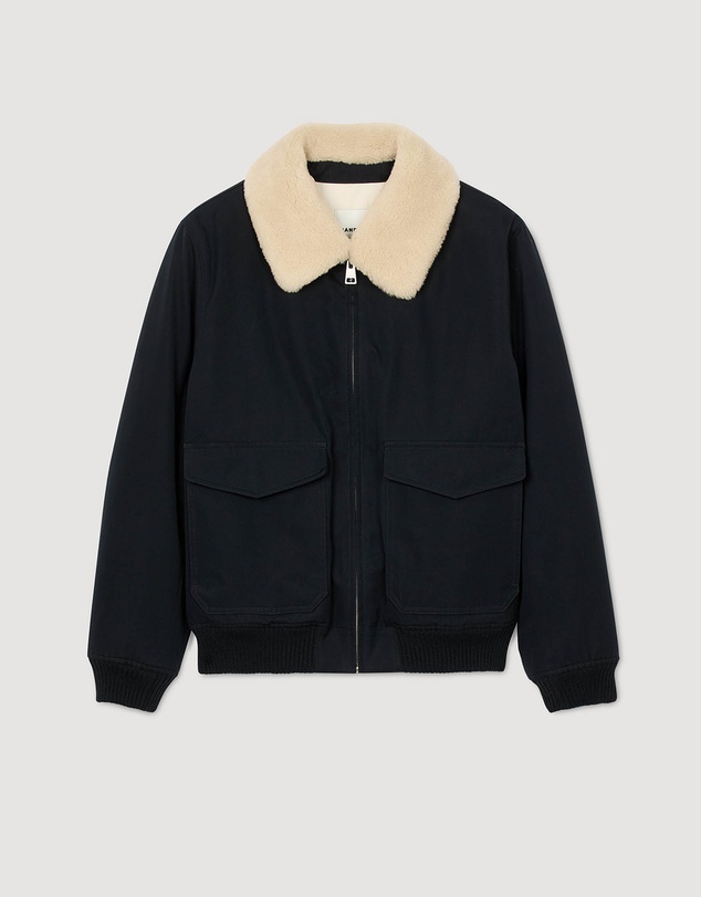 Sandro - Cotton Aviator Jacket