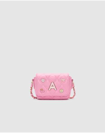 Seed Heritage - INITIAL QUILTED CHARM BAG