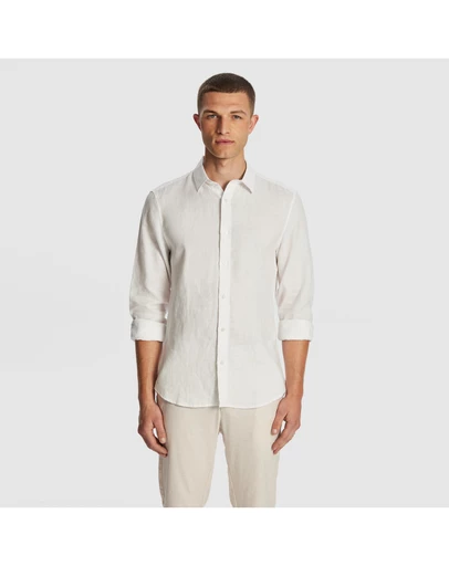 yd. - West Hampton Pure Linen Shirt