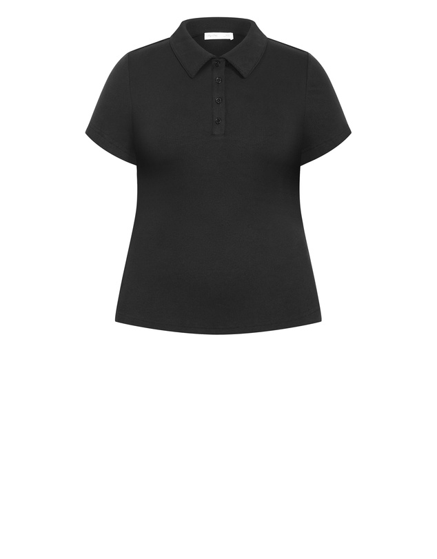 City Chic - Polo Rib Tee