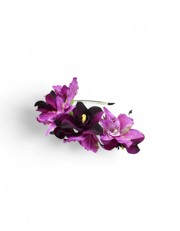 Morgan & Taylor - Amrita Flower Crown in Purple