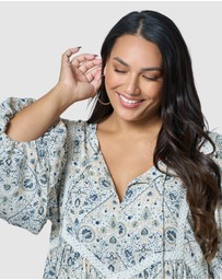 The Poetic Gypsy - Sea Breeze Mini Dress