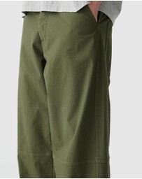 Bassike - Slouch Ripstop Adjustable Pants