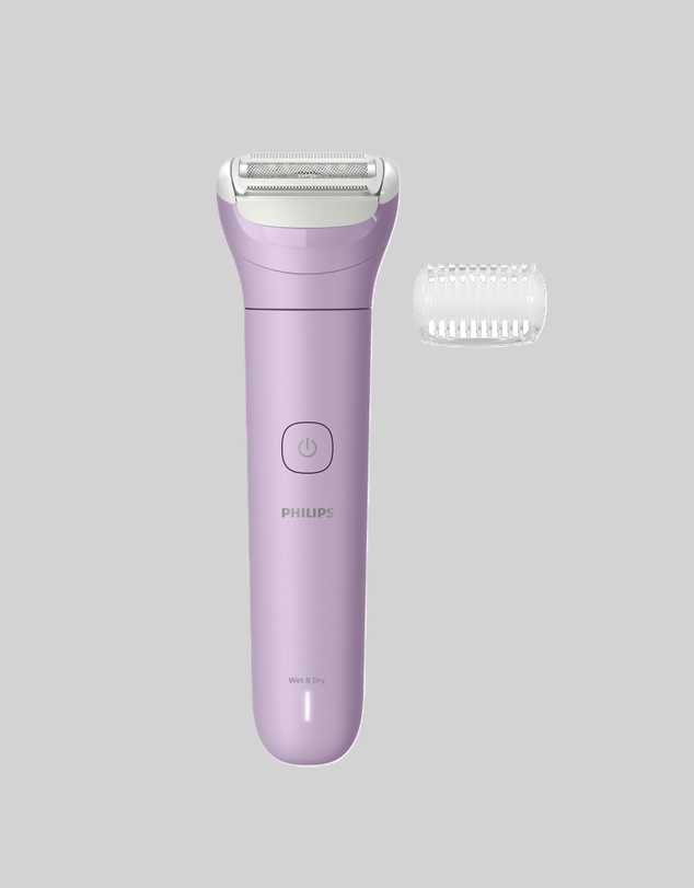 Philips - Philips Lady Shaver Series 6000, 4 accessories Purple