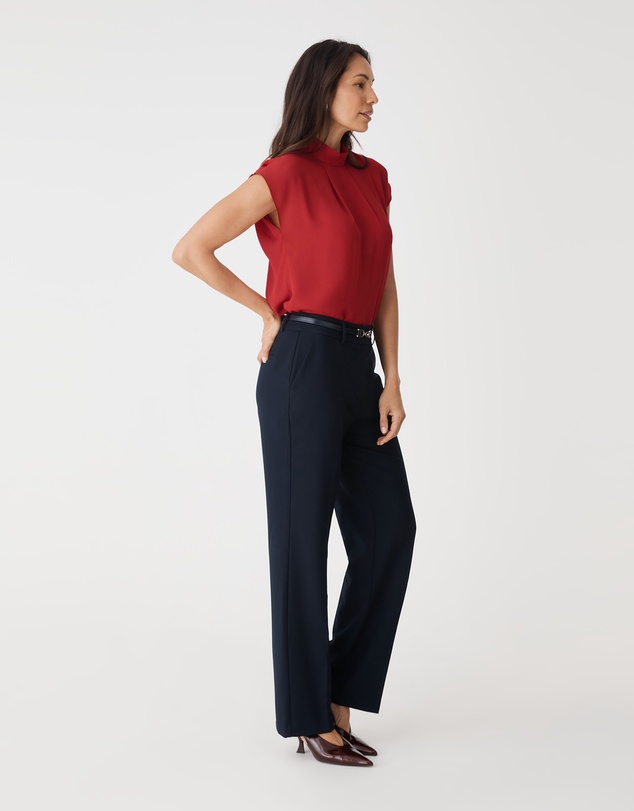 Forcast - Tiara High Neck Shell Top