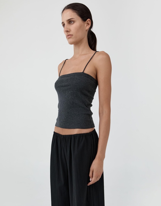 St. Agni - Organic Cotton Square Neck Camisole