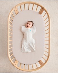 Love to Dream - Swaddle Up 1.0 TOG Stretch Cotton in Sandollar