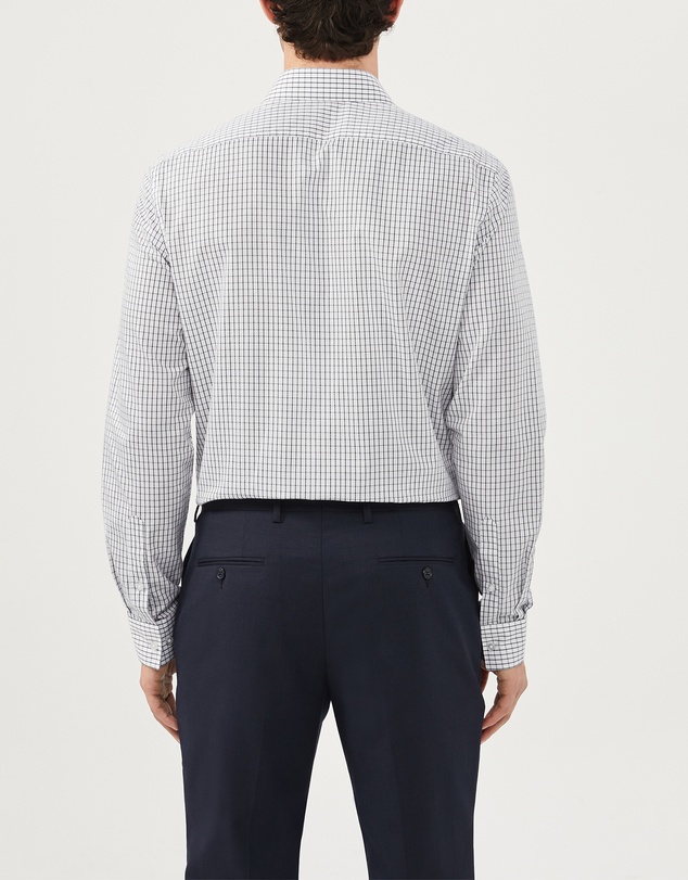 Van Heusen - Windowpane Poplin Shirt