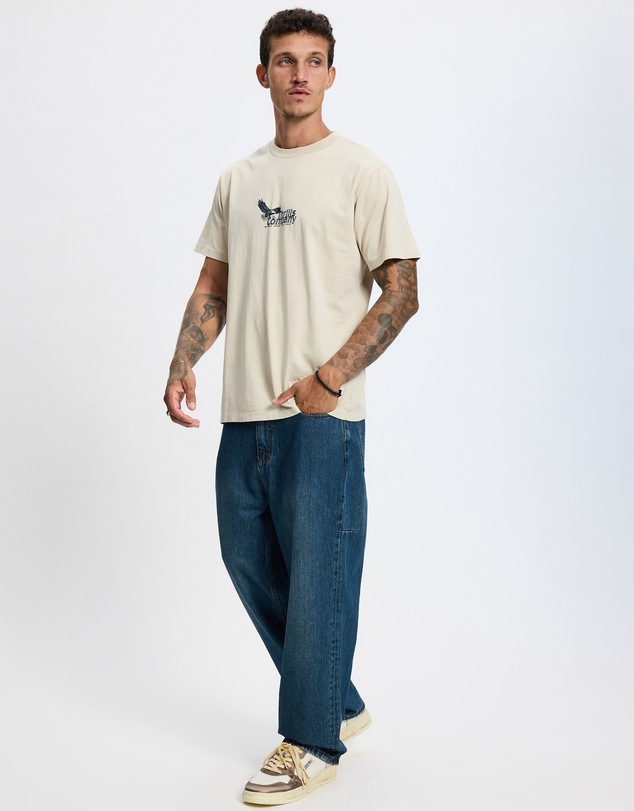 Thrills - Mid Slacker Relaxed Long Denim Jeans