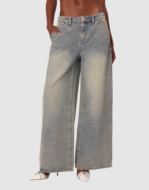 EDIKTED - Super Baggy Wide Leg Jeans