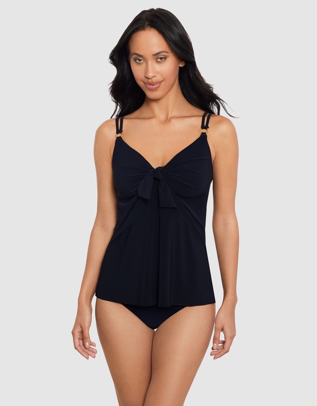 Magicsuit - Obi One Akikio Knot Detail Loose Fit Tankini Top