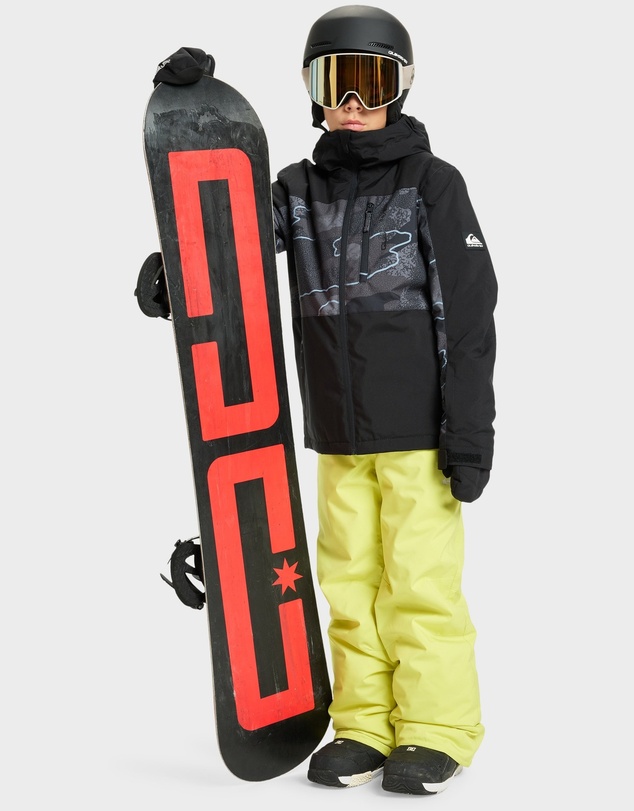 Quiksilver - Boys 8 to 16 Side Hit Print Insulated Jacket