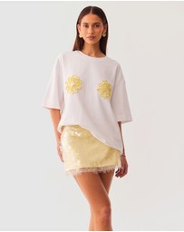 SNDYS - MAI TAI CORD FLORAL TEE - ICONIC EXCLUSIVE