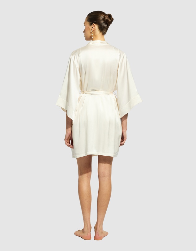 GINIA - Silk Wrap Gown