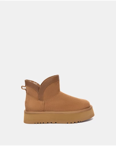 EVERAU - Australian Shepherd Ugg Mini Wintra Platform Cow Suede Upper UGG Boots