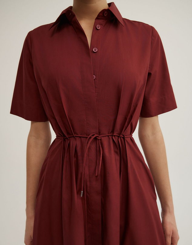 Witchery - Drawstring Shirt Midi Dress