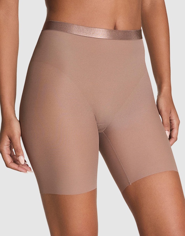 Spanx - Sheer Smoothing Regular Waist Midthigh Tights