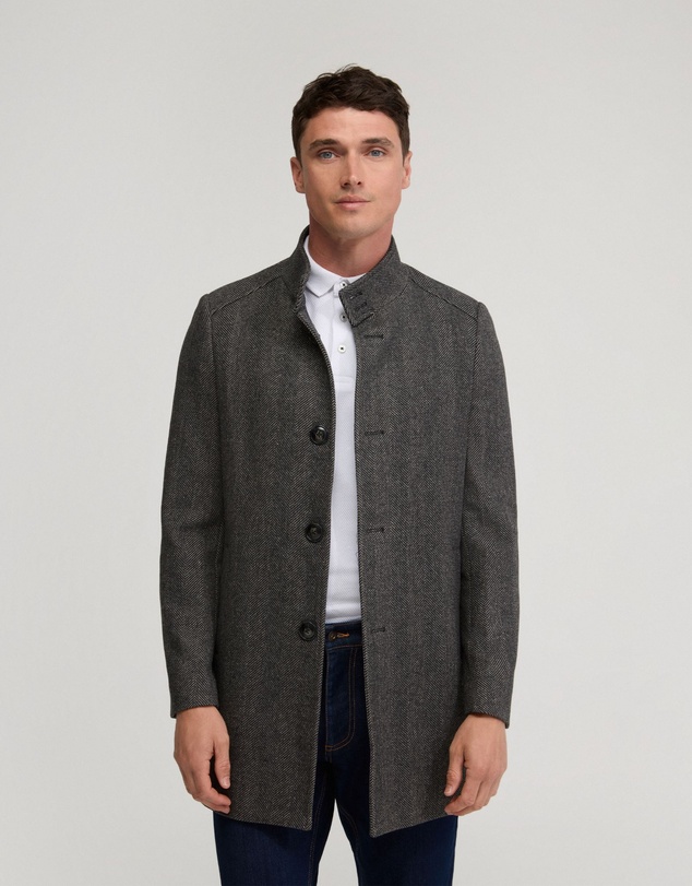 Oxford - Dunbar Wool Rich Overcoat
