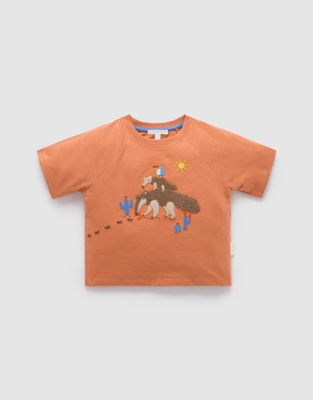 Purebaby - Anteater Oversized Tee -Kids-Babies