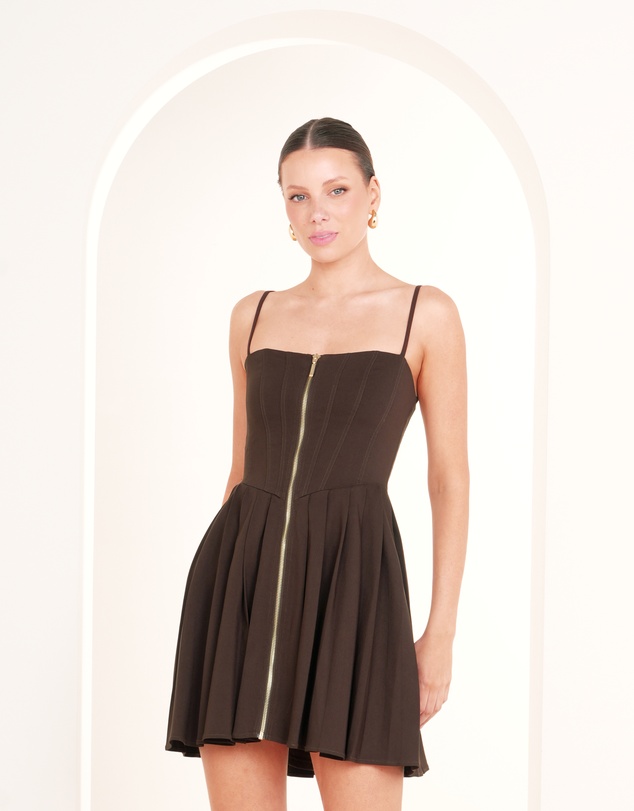 Pilgrim - Cleo Pleated Skirt Mini Dress