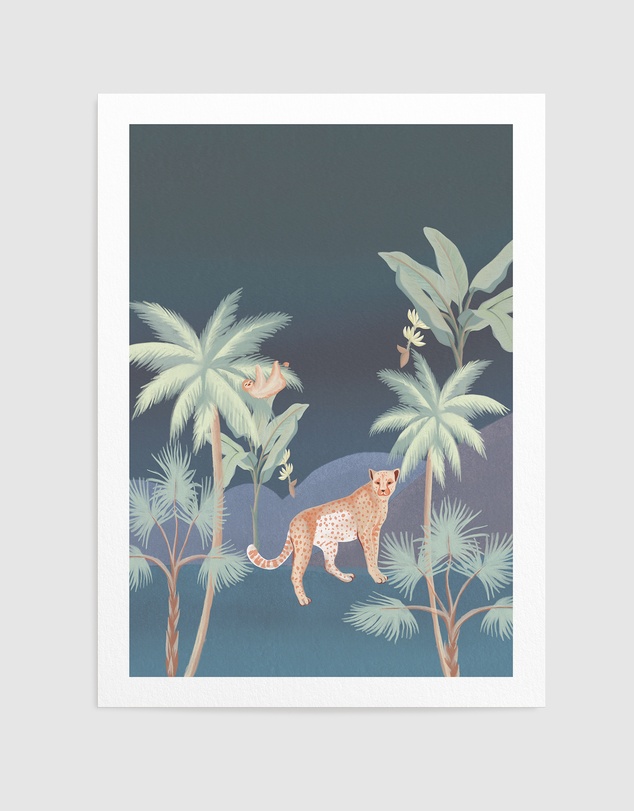 Olive et Oriel - Jungle Cheetah In Midnight
