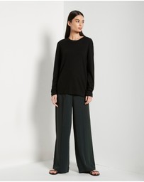 JH Lounge - JHL LS Luxe T (Luxe Cotton Cashmere) Black