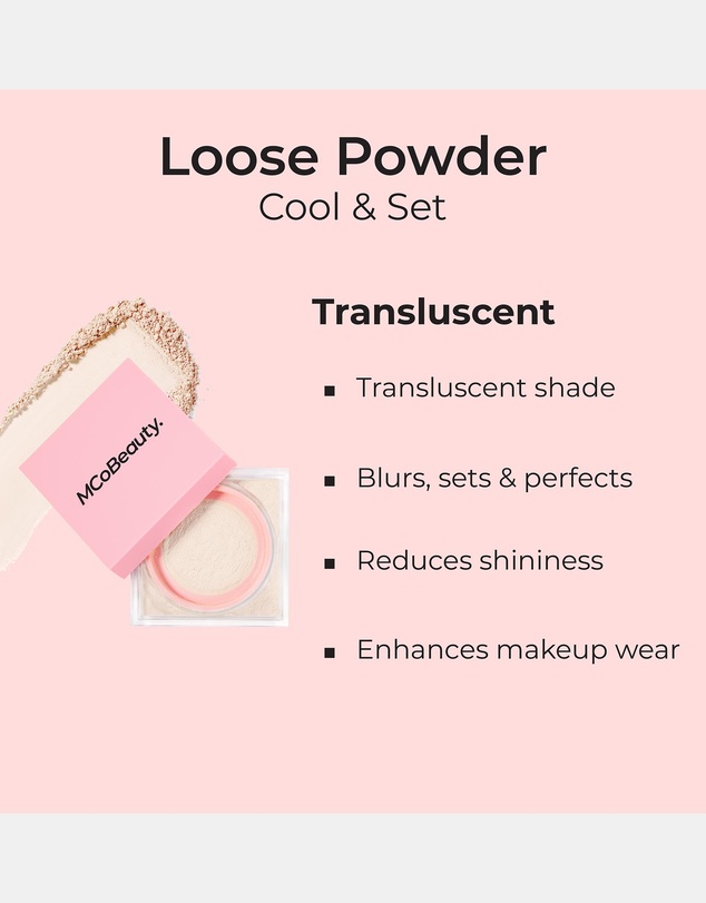 MCoBeauty - Cool Set Loose Powder