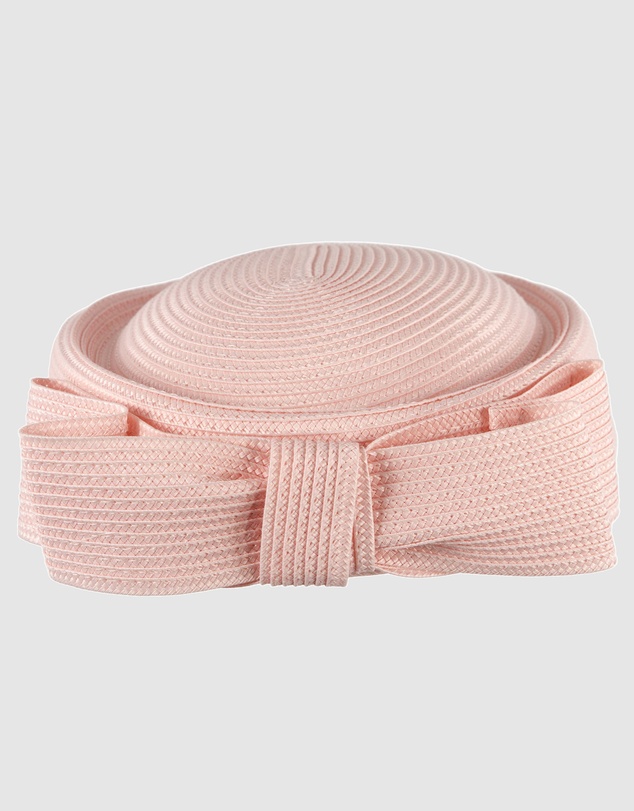 Max Alexander - Pink Braid Pillbox Hat