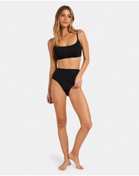 Billabong - Womens Sol Searcher Hi Retro Full Bikini Bottom