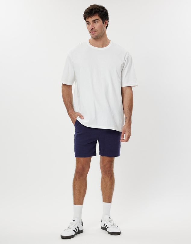 Staple Superior - Newport Textured Linen Blend Shorts