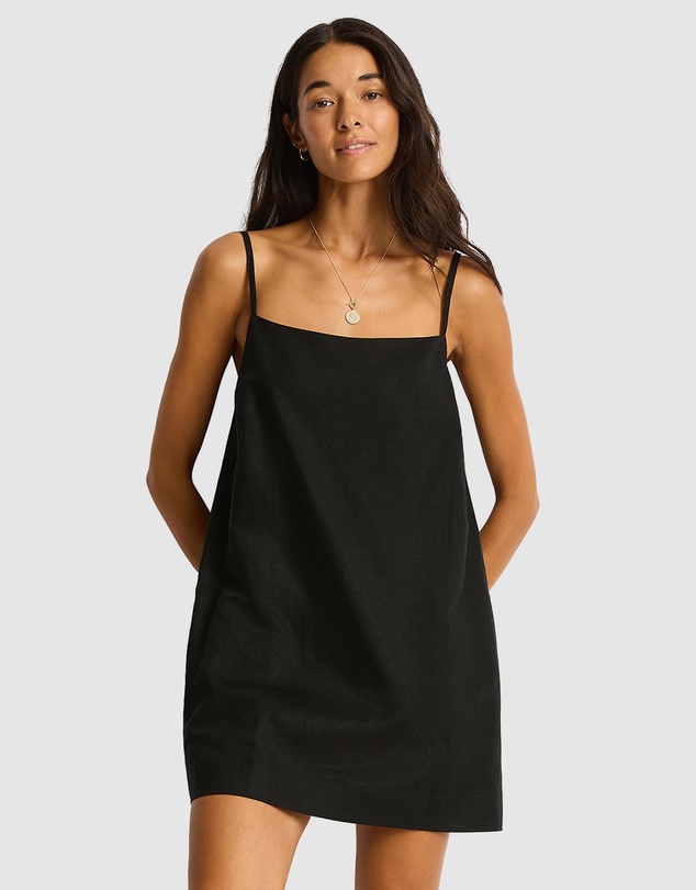 Sea Level Australia - Shore Linen Shift Short Dress