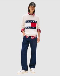 Tommy Jeans - Regular Melange Flag Sweater