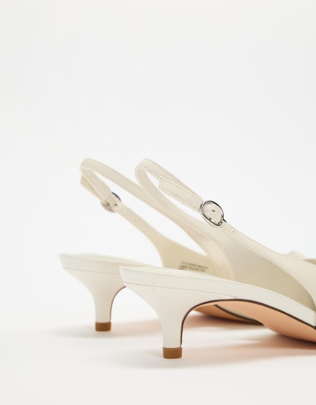 Atmos&Here - Stephanie Leather Sling Back Heels