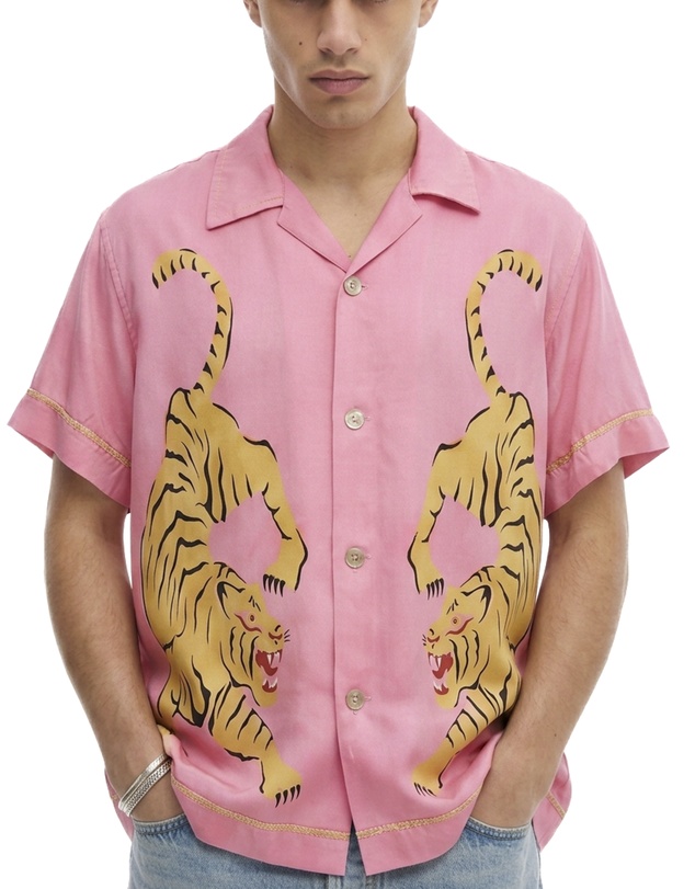 THE TALES - Crouching Tiger Silk Shirt