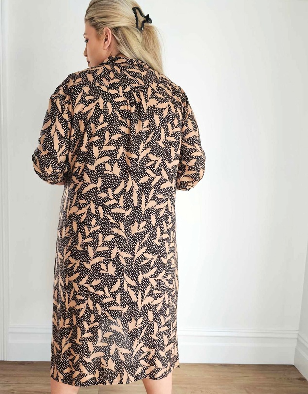 Hope & Harvest - French Girl Midi Shirt Dress