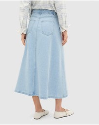 Seed Heritage - Denim Midi Skirt