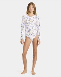 Billabong - Girls 6 to 16 Sea Of Love Long Sleeve Rash Vest