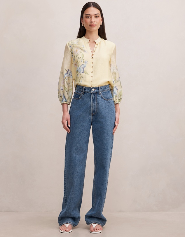 Forever New - Dolly Placement Print Blouse