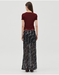 Third Form - Refract Bias Maxi Skirt